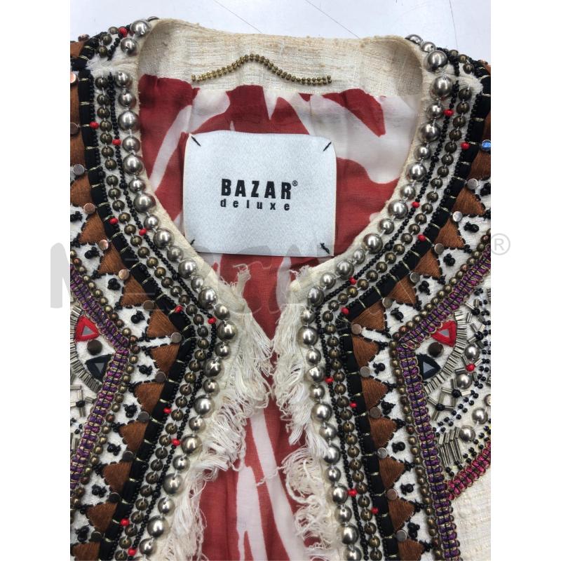 SPOLVERINO DONNA BAZAR BEIGE BOUCLE PROFILI BORCHIETTE  | Mercatino dell'Usato Roma somalia 4