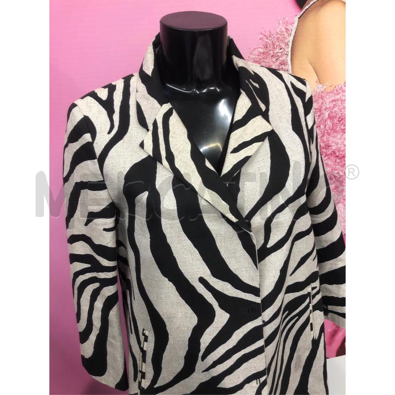 SPOLVERINO DONNA ERMANNO SCERVINO BEIGE ZEB NERO  | Mercatino dell'Usato Roma somalia 2