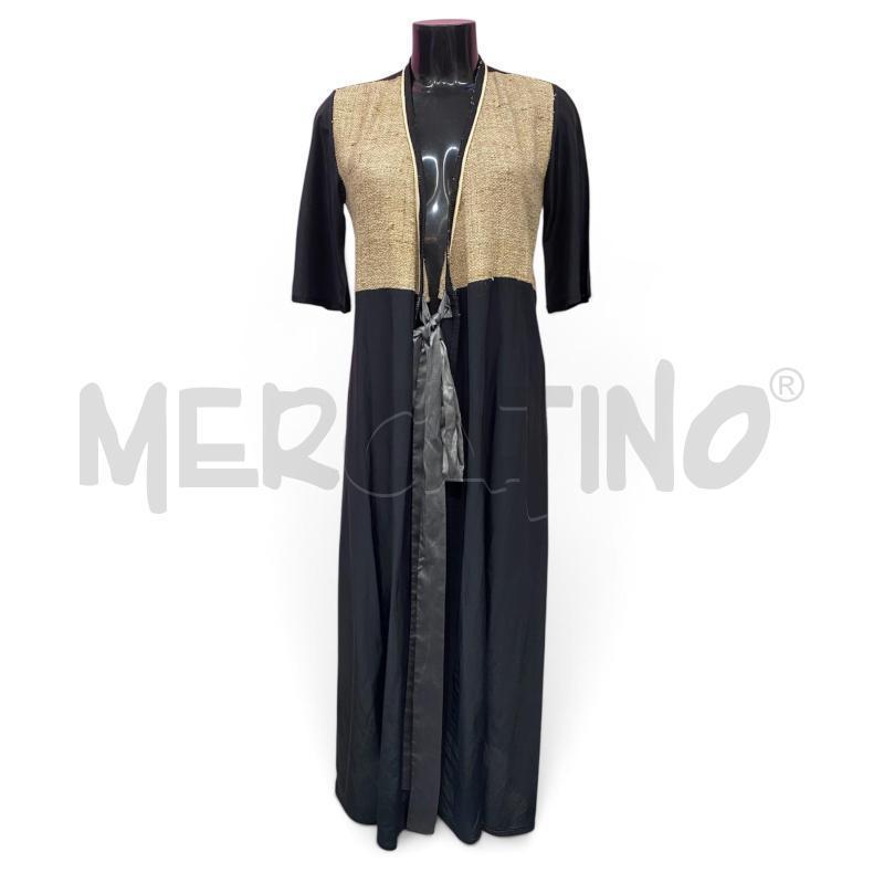 SPOLVERINO DONNA SANFASON NERO INS BEIGE | Mercatino dell'Usato Roma somalia 1