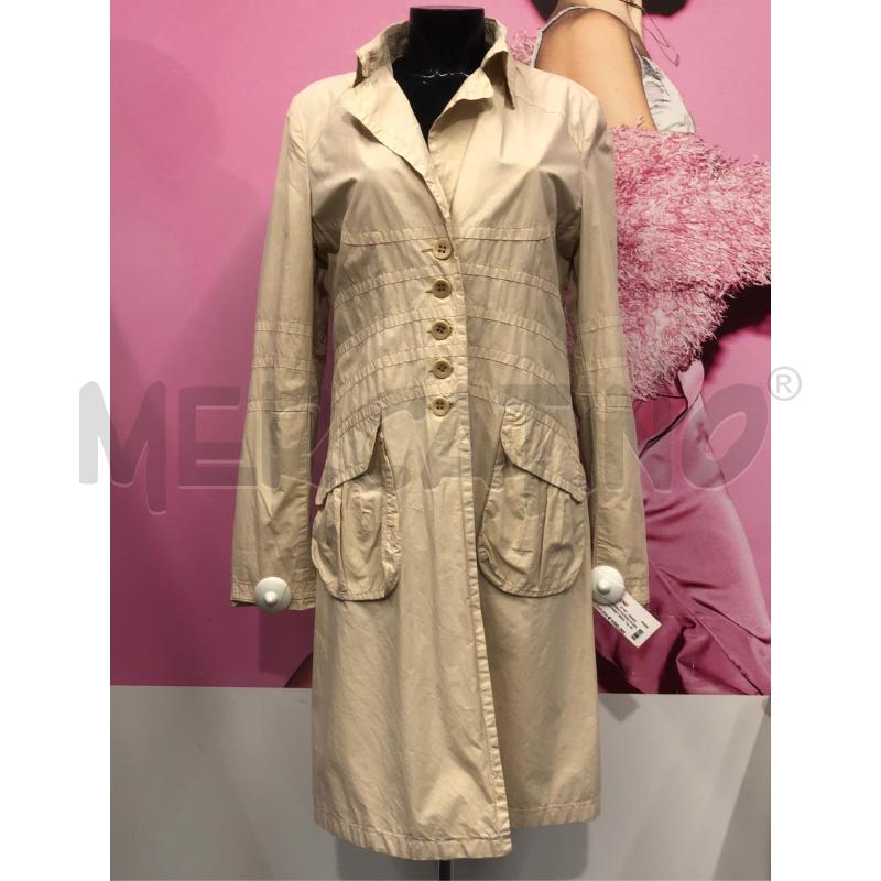 SPOLVERINO DONNA SCERVINO STREET BEIGE  | Mercatino dell'Usato Roma somalia 1