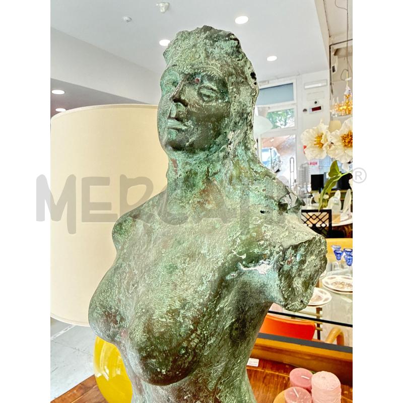 STATUA BRONZO BASE M/DONNA SVESTITA | Mercatino dell'Usato Roma somalia 2