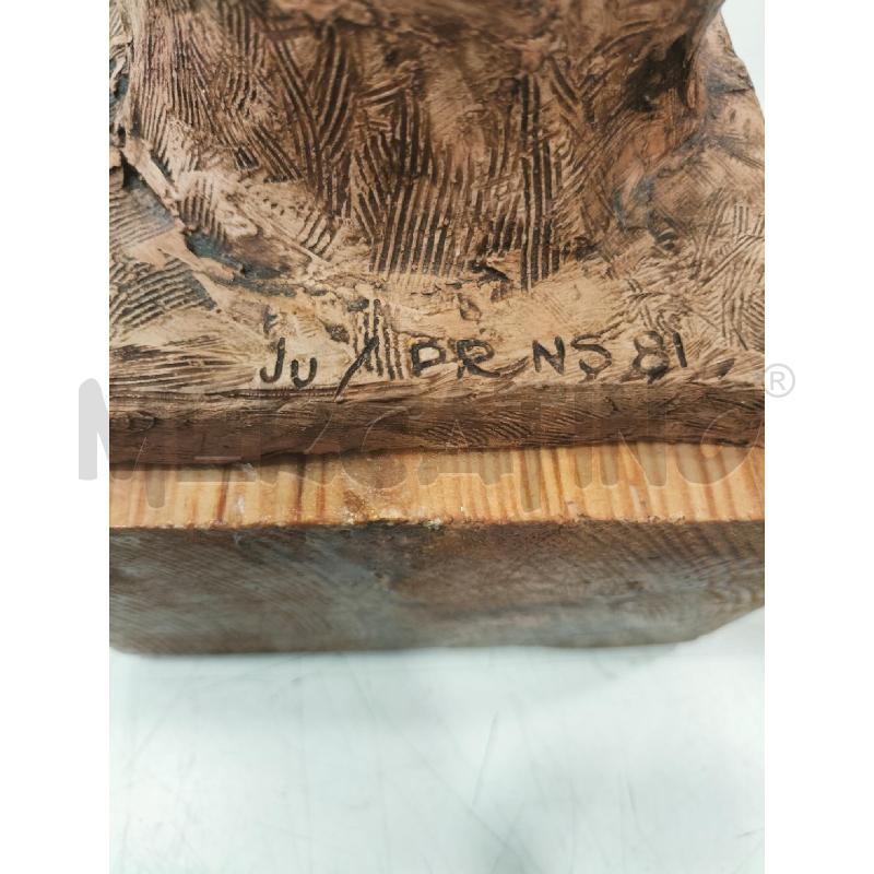 STATUA DONNA C/BAMBINO BASE LEGNO  | Mercatino dell'Usato Roma somalia 2