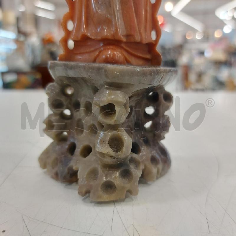 STATUINA PIETRA ARANCIO SAGGIO ORIENTALE | Mercatino dell'Usato Roma somalia 3