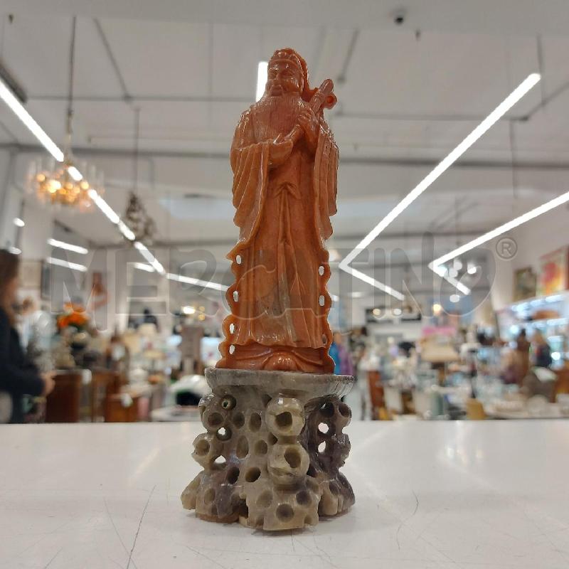 STATUINA PIETRA ARANCIO SAGGIO ORIENTALE | Mercatino dell'Usato Roma somalia 4