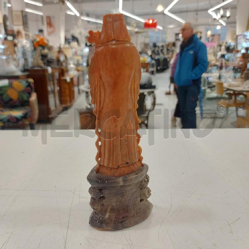 STATUINA PIETRA ARANCIO SAGGIO ORIENTALE | Mercatino dell'Usato Roma somalia 5