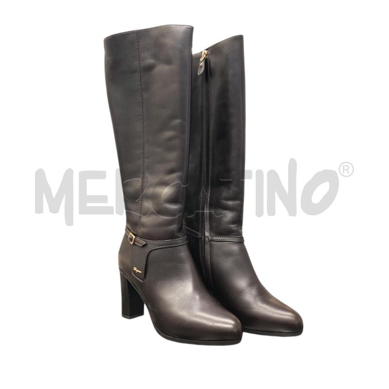 STIVALI DONNA FERRAGAMO TESTA DI MORO DETT DORATI | Mercatino dell'Usato Roma somalia 2