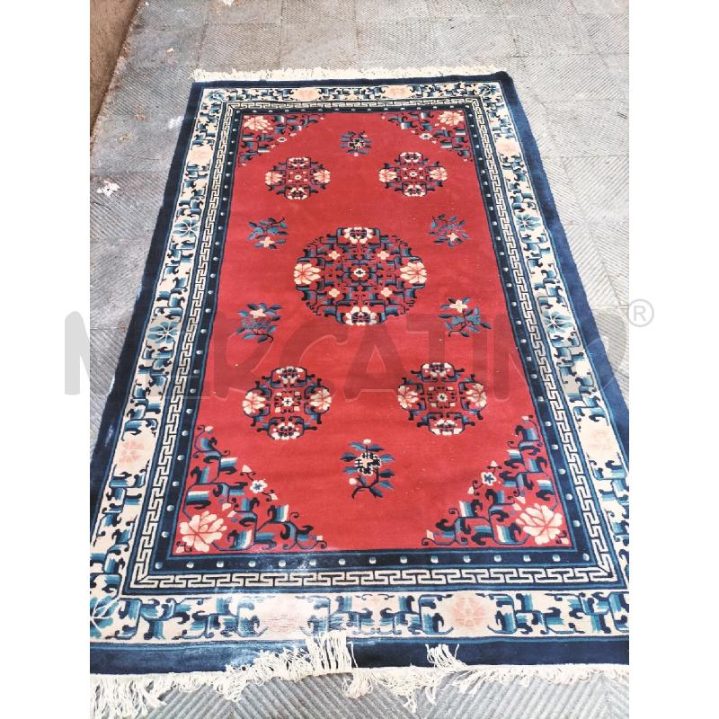 TAPPETO CINA ROSSO 155X250 CM | Mercatino dell'Usato Roma somalia 1