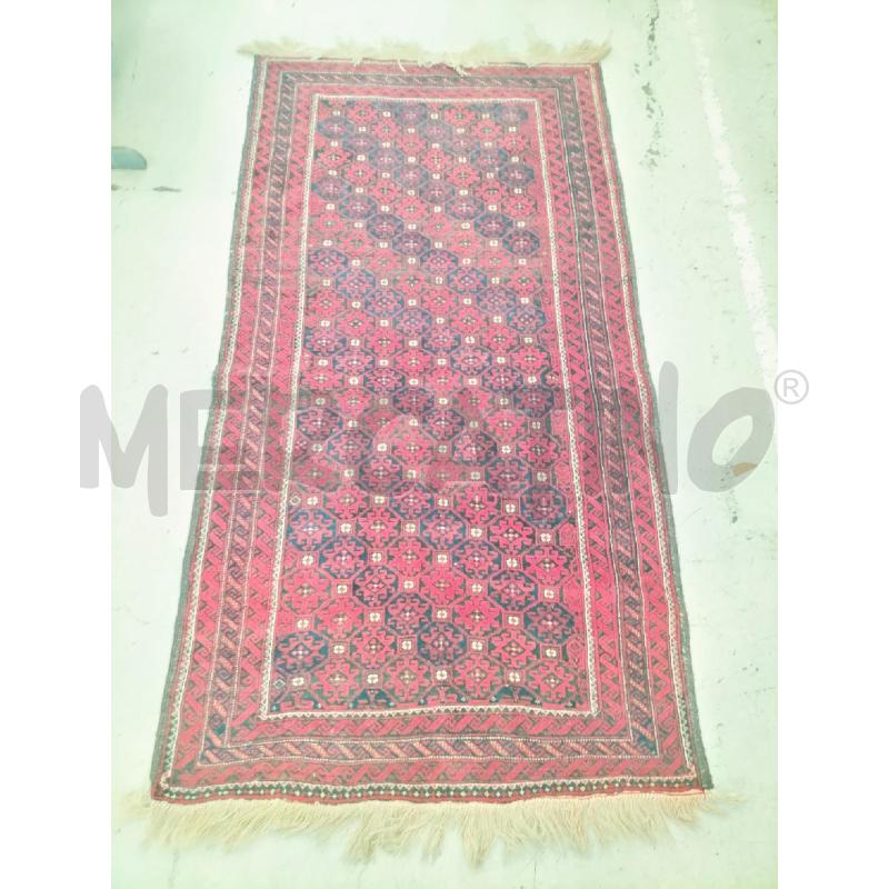 TAPPETO ROMBI ROSSO/BLU  | Mercatino dell'Usato Roma somalia 1