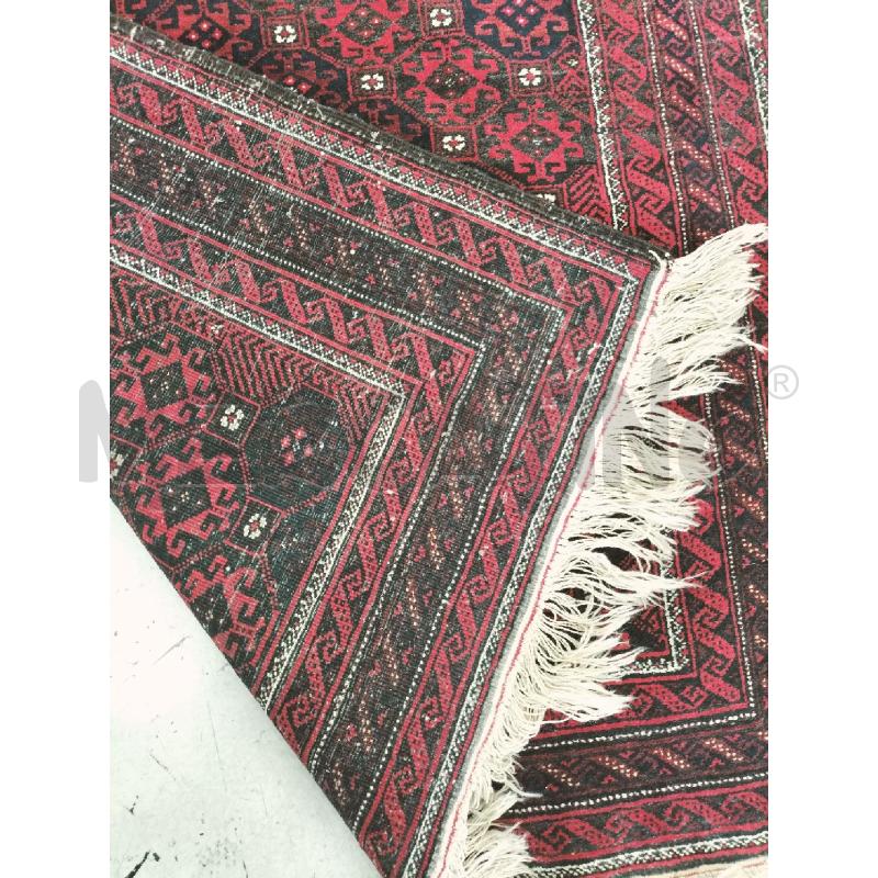 TAPPETO ROMBI ROSSO/BLU  | Mercatino dell'Usato Roma somalia 3
