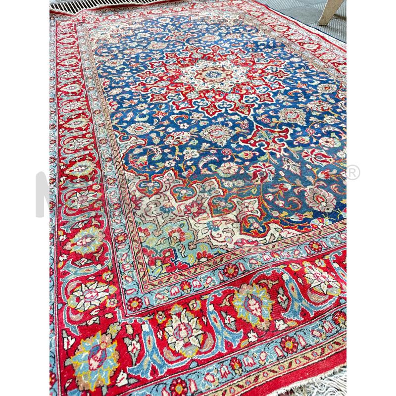TAPPETO ROSSO DECORI CENTRALI BLU 190X295 | Mercatino dell'Usato Roma somalia 2