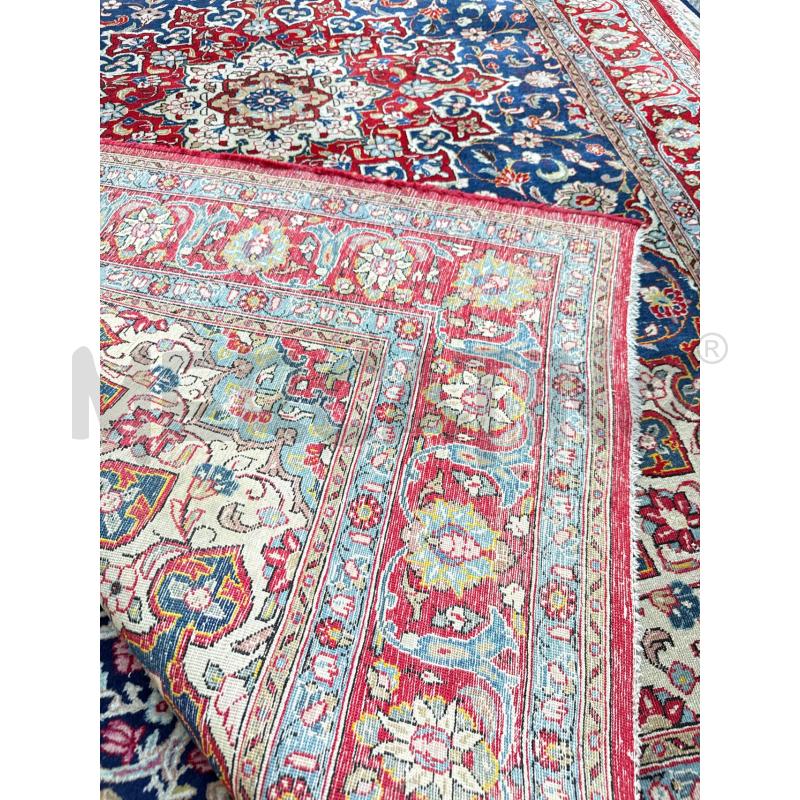 TAPPETO ROSSO DECORI CENTRALI BLU 190X295 | Mercatino dell'Usato Roma somalia 3