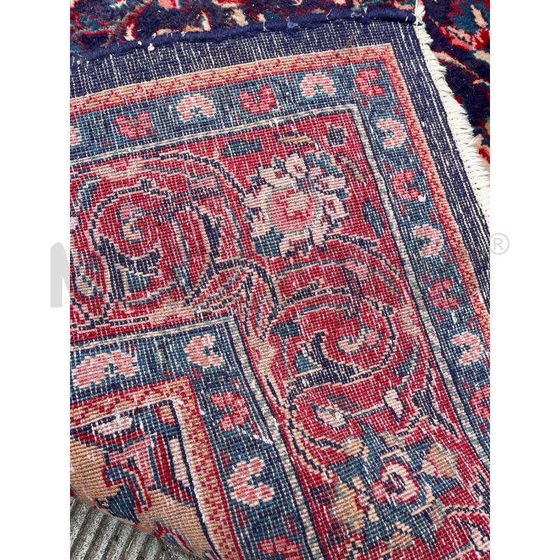 TAPPETO  GRANDE BLU ROSSO  ROSONE CENTRALE DA RIV  | Mercatino dell'Usato Roma somalia 3