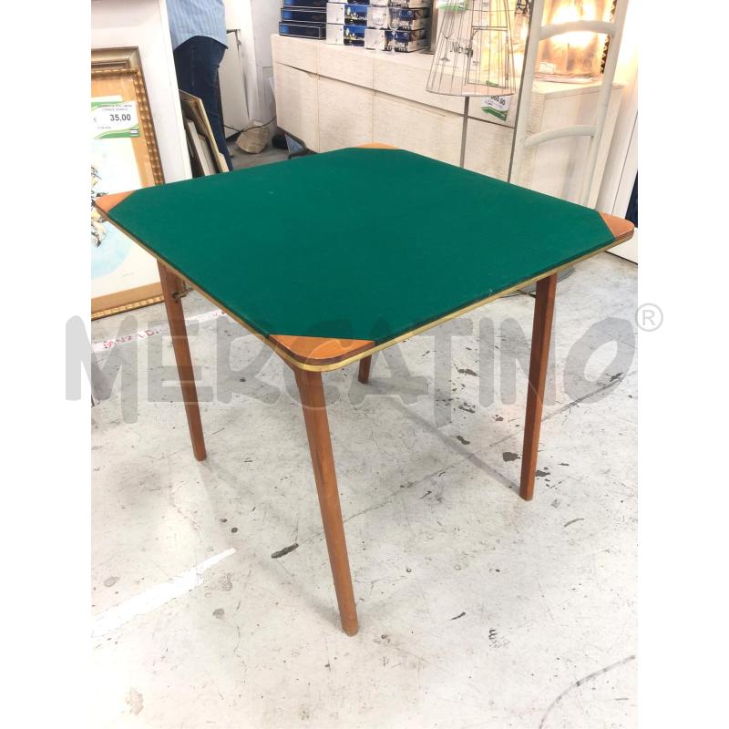 TAVOLINO DA GIOCO PIANO OANNO VERDE BOR/DOR | Mercatino dell'Usato Roma somalia 1