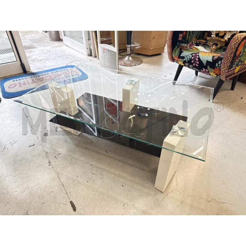 TAVOLINO DA SALOTTO PIANO VETRO 1/RIP | Mercatino dell'Usato Roma somalia 1