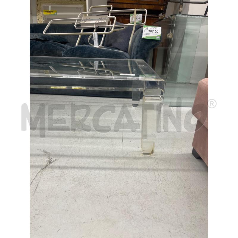 TAVOLINO SALOTTO PLEV VETRO RETT | Mercatino dell'Usato Roma somalia 3