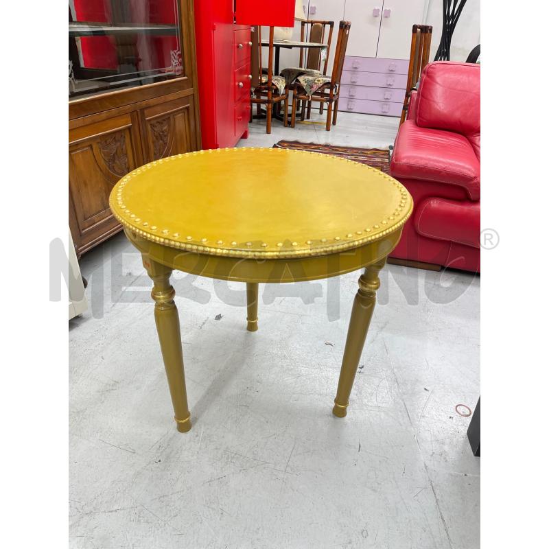 TAVOLINO  GIALLO TONDO  | Mercatino dell'Usato Roma somalia 1
