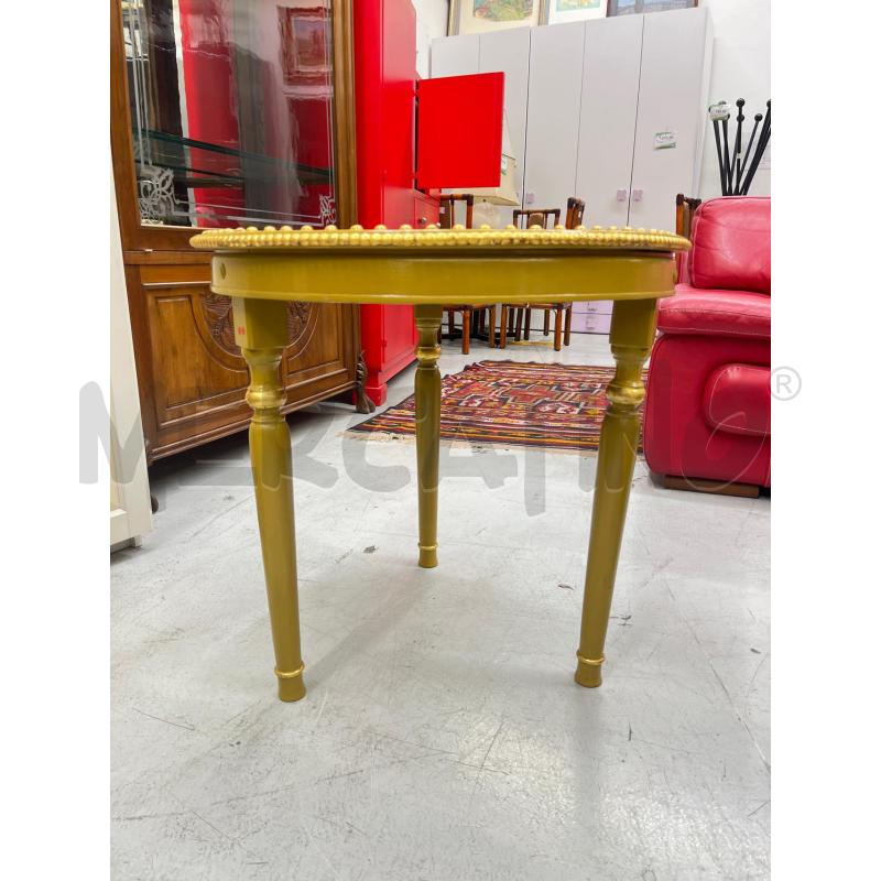 TAVOLINO  GIALLO TONDO  | Mercatino dell'Usato Roma somalia 3
