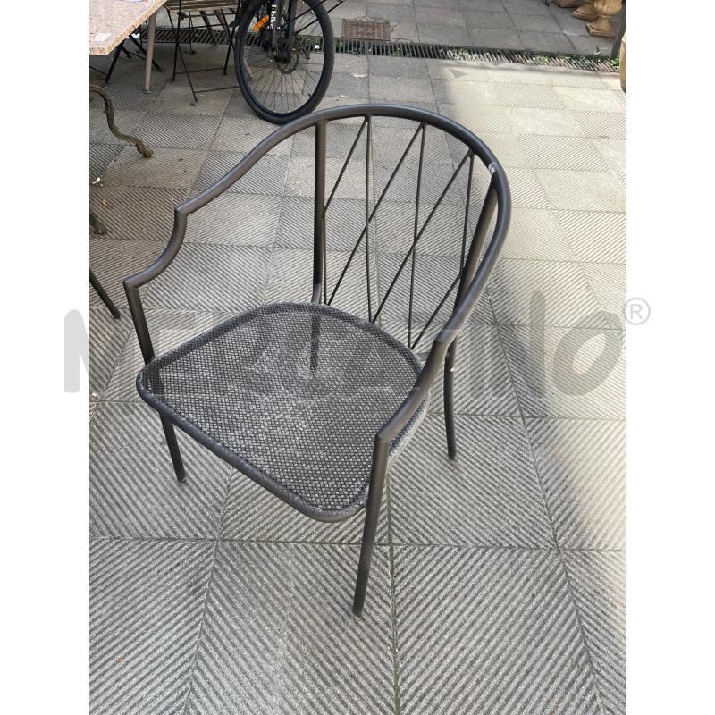TAVOLO DA EST EMU + 4 SEDIE NERE  | Mercatino dell'Usato Roma somalia 4