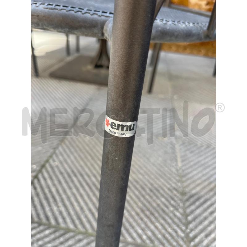 TAVOLO DA EST EMU + 4 SEDIE NERE  | Mercatino dell'Usato Roma somalia 5