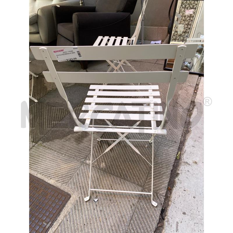 TAVOLO ESTERNO+4 SEDIE | Mercatino dell'Usato Roma somalia 4