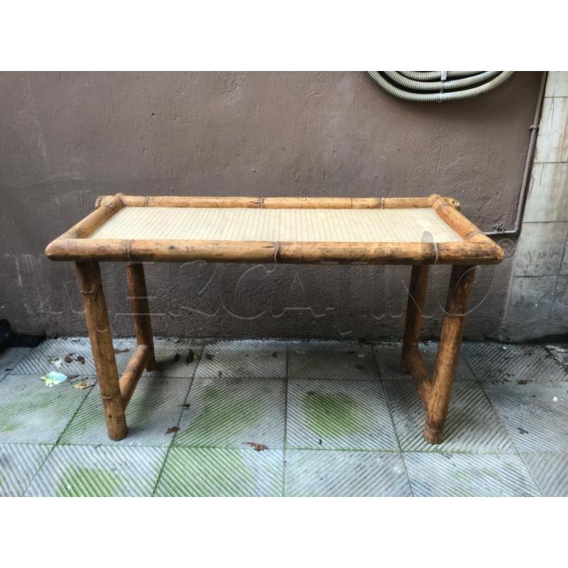 TAVOLO RETT. T.BAMBOO PIANO STOFFA | Mercatino dell'Usato Roma somalia 3
