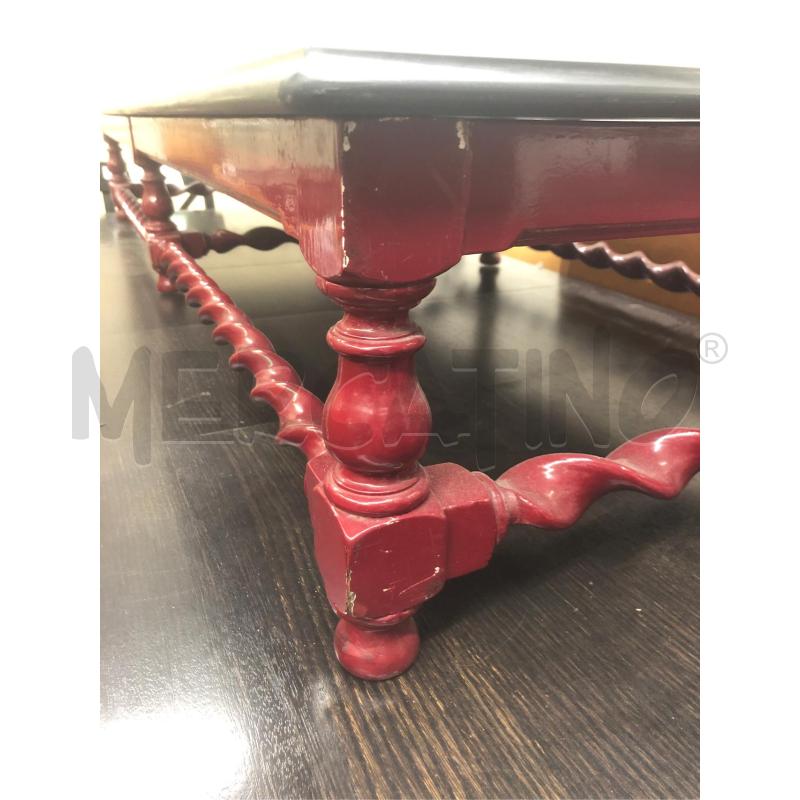 TAVOLO RETTANGOLARE SALOTTO BASE LEGNO PIANO ARDESIA | Mercatino dell'Usato Roma somalia 2