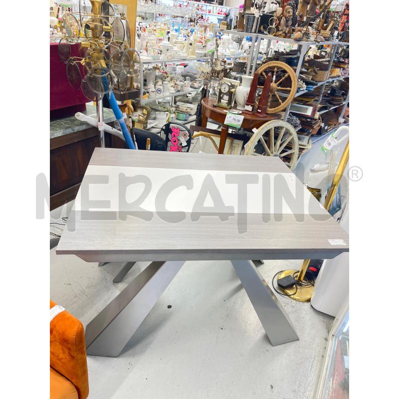 TAVOLO RETT CONSOLLE GRIGIO+2 PROL | Mercatino dell'Usato Roma somalia 3