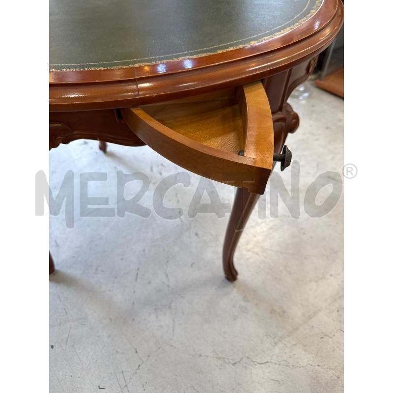 TAVOLO TONDO DA GIOCO PELLE VERDE CASSETI | Mercatino dell'Usato Roma somalia 3