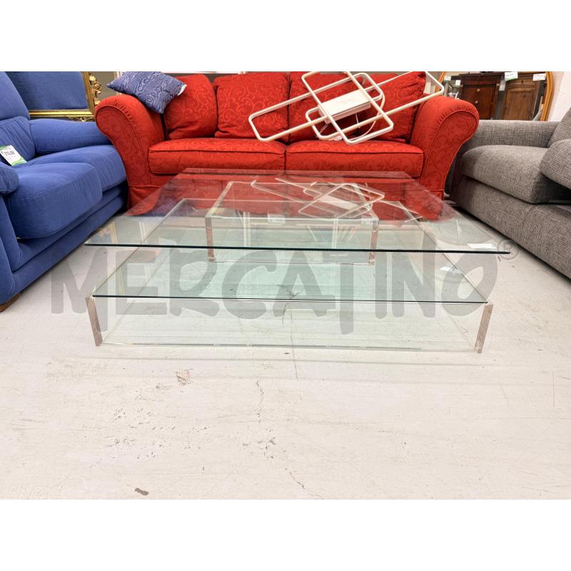TAVOLO  SALOTTO QUADRATO PLEX 120*120 | Mercatino dell'Usato Roma somalia 2