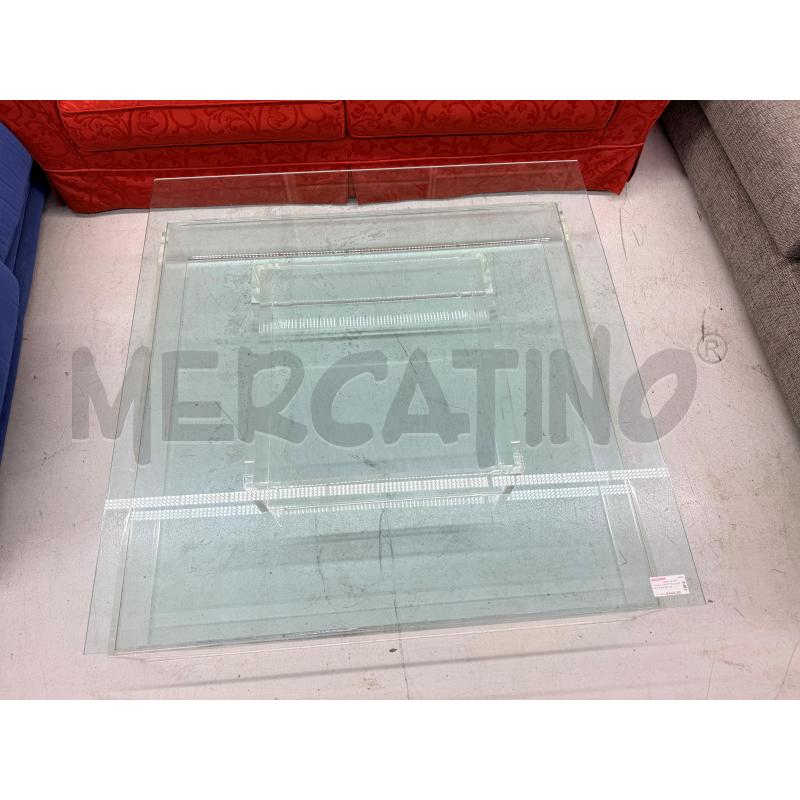 TAVOLO  SALOTTO QUADRATO PLEX 120*120 | Mercatino dell'Usato Roma somalia 3