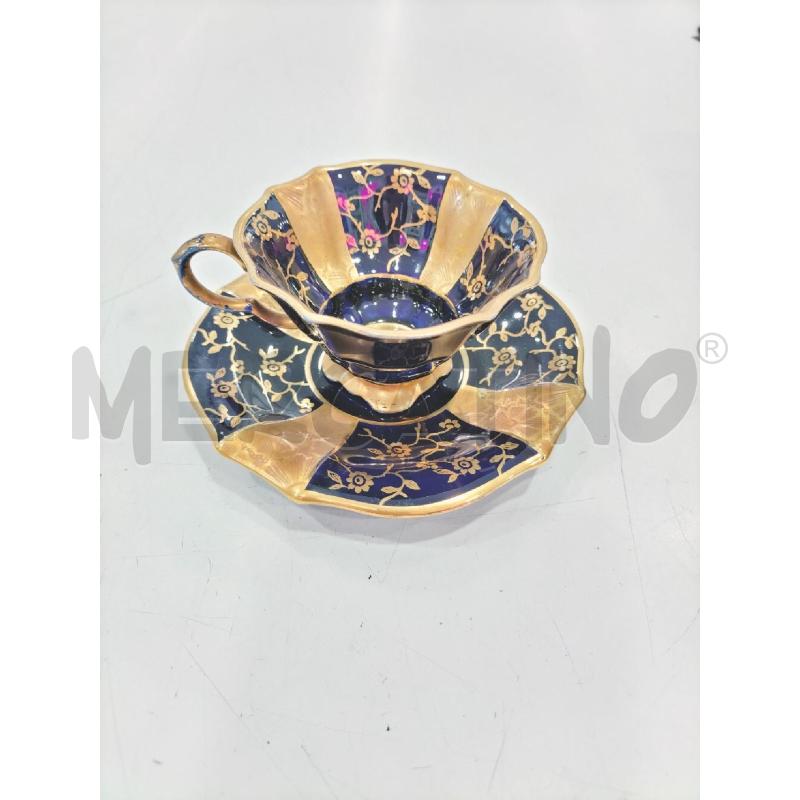 TAZZA COLLEZIONE BLU DECORI DOR  | Mercatino dell'Usato Roma somalia 1