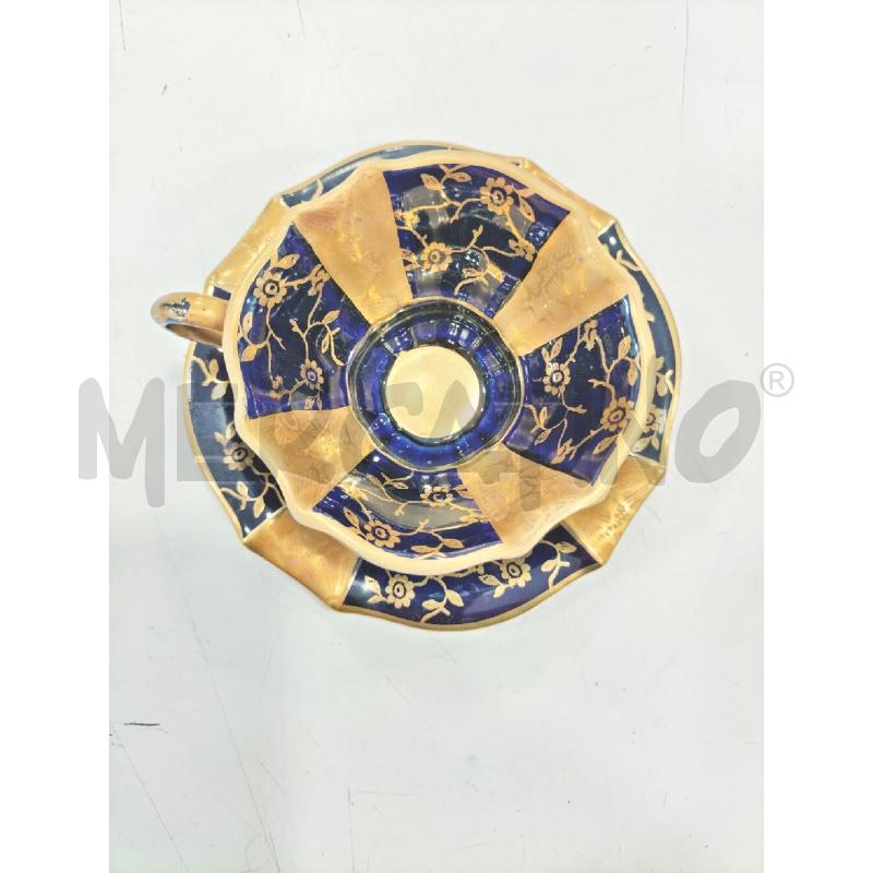 TAZZA COLLEZIONE BLU DECORI DOR  | Mercatino dell'Usato Roma somalia 2