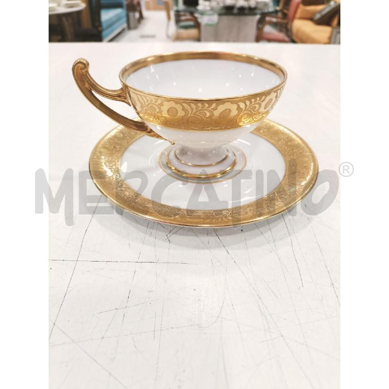 TAZZA DA THE ROYAL VIENNA ORO ZECCHINO | Mercatino dell'Usato Roma somalia 1