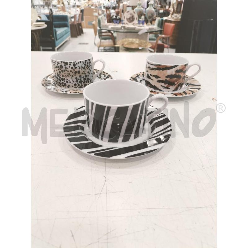 TAZZE CER ANIMALIER 6PZ | Mercatino dell'Usato Roma somalia 4