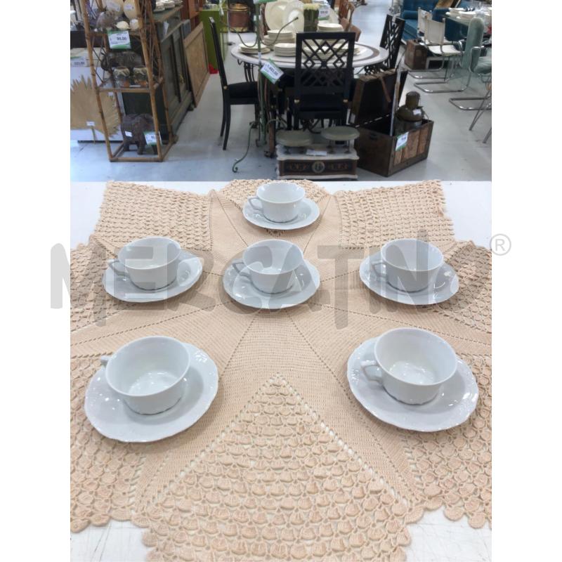 TAZZE HUTSCHENREUTHER 6PZ DEC.RILIEVO | Mercatino dell'Usato Roma somalia 1