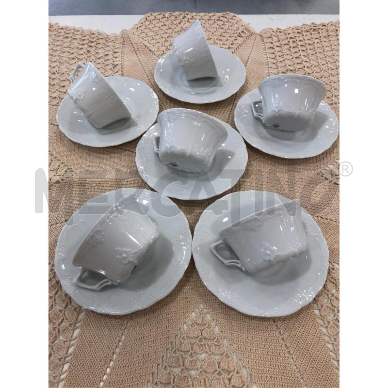 TAZZE HUTSCHENREUTHER 6PZ DEC.RILIEVO | Mercatino dell'Usato Roma somalia 4