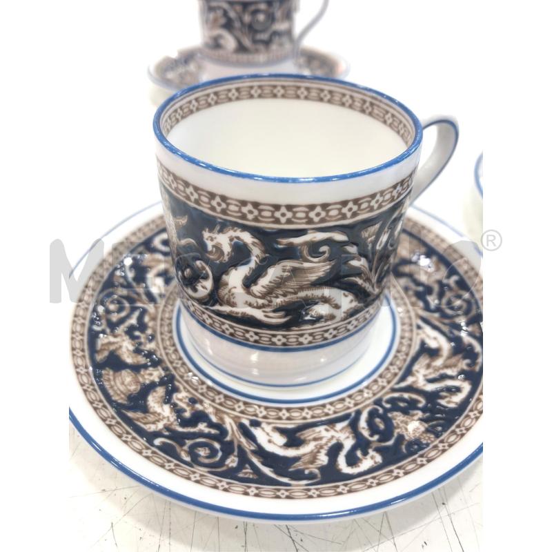 TAZZE WEDGWOOD FLORENTINE 4PZ | Mercatino dell'Usato Roma somalia 2