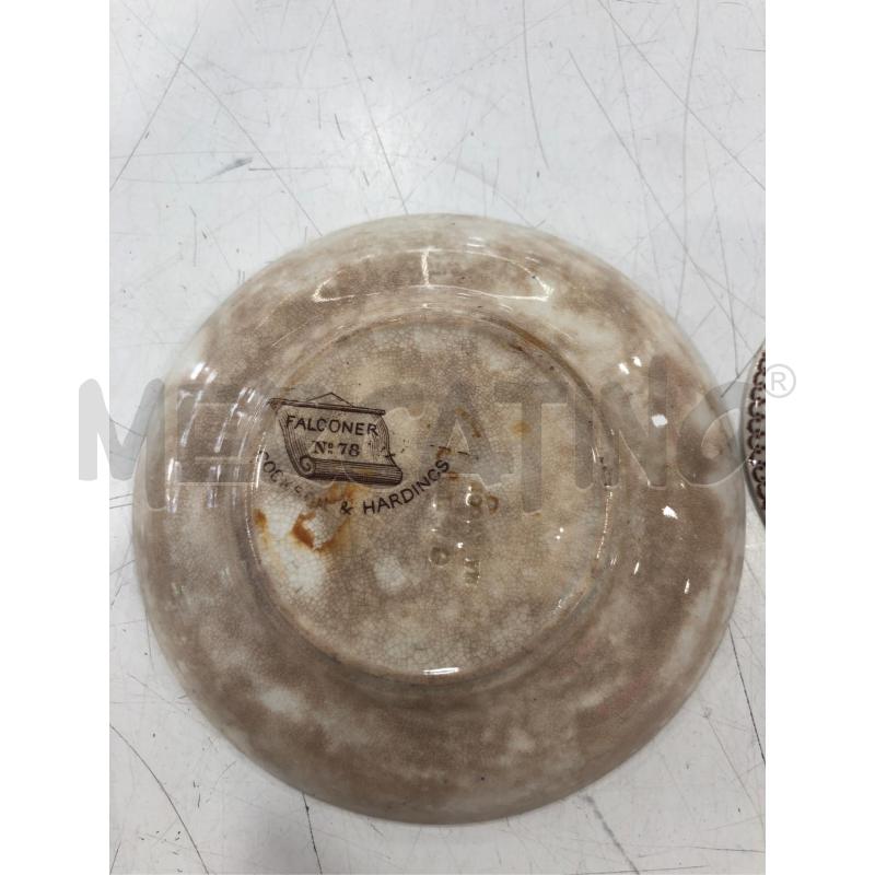 TAZZINA CAFFE DA COLLEZIONE DISEGNI MARRONI | Mercatino dell'Usato Roma somalia 4