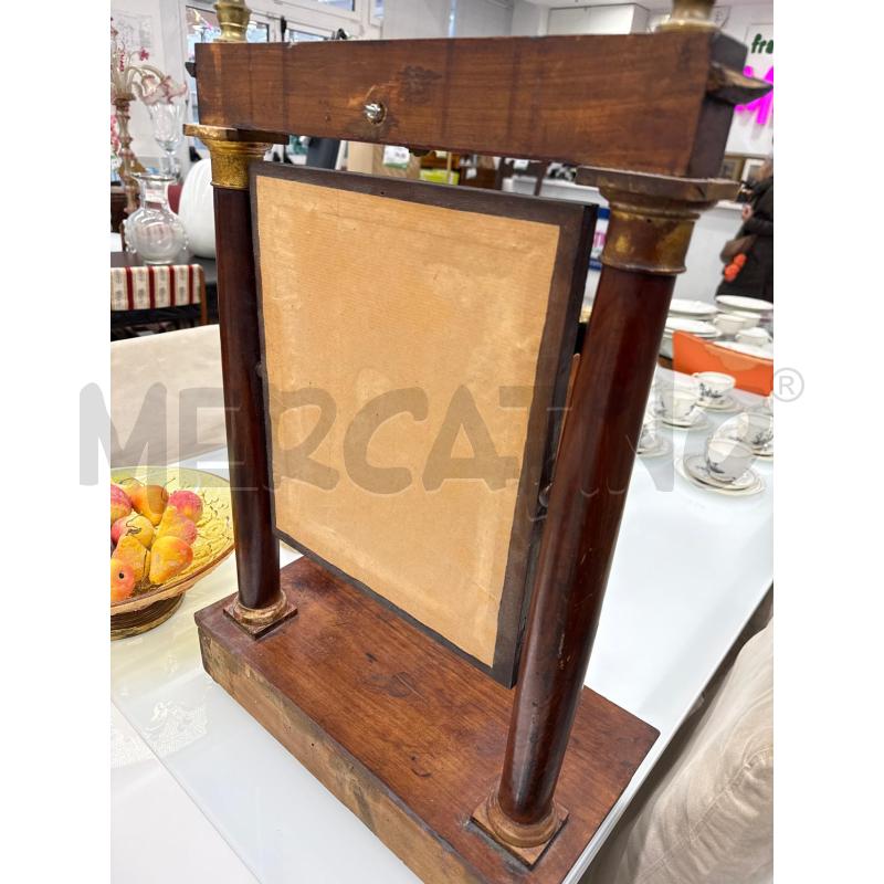 TOLETTA LEGNO SCURA 1 CASSETTO RIF.DORATE | Mercatino dell'Usato Roma somalia 4
