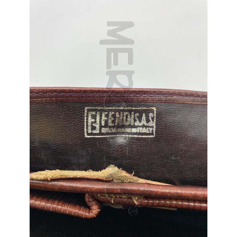 TRACOLLA DONNA FENDI SAS MARRONE VINTAGE RIGHINE  | Mercatino dell'Usato Roma somalia 4