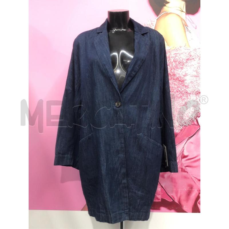 TRENCH DONNA BLUMARINE JEANS SCURO | Mercatino dell'Usato Roma somalia 1