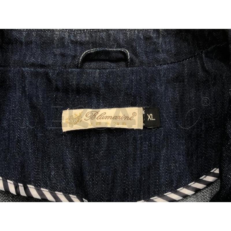 TRENCH DONNA BLUMARINE JEANS SCURO | Mercatino dell'Usato Roma somalia 5