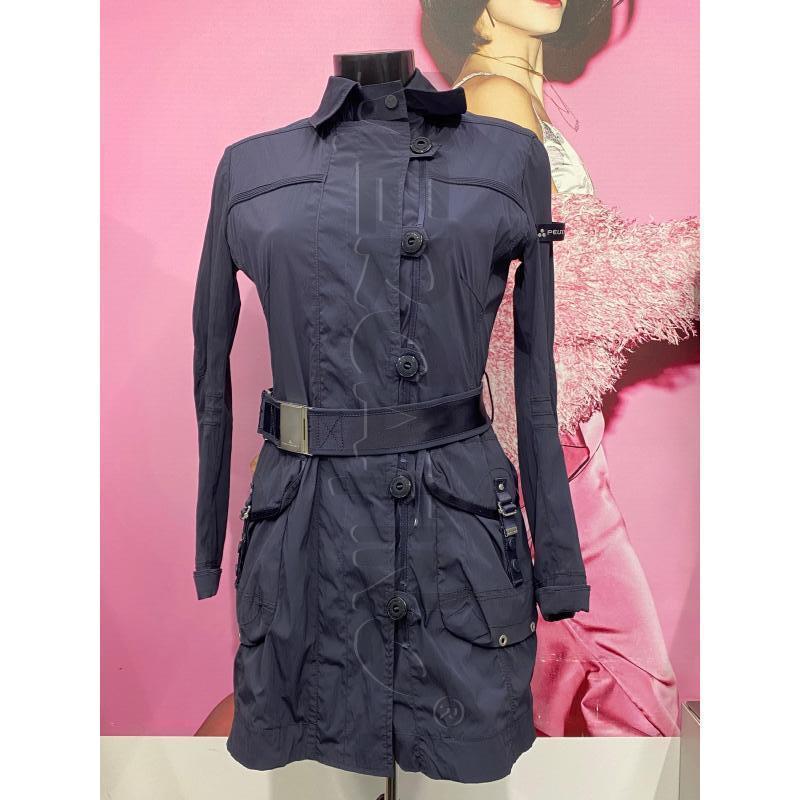 TRENCH DONNA PEUTEREY BLU NAVY | Mercatino dell'Usato Roma somalia 1
