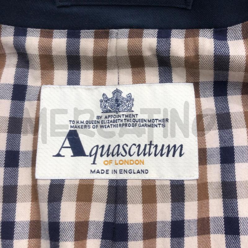 TRENCH UOMO AQUASCUTUM BEIGE MONOPETTO DA RIV  | Mercatino dell'Usato Roma somalia 4