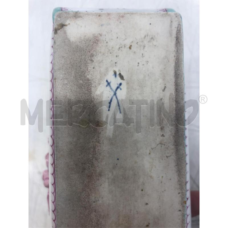 TRIS VASETTI MEISSEN DECORI ROSA E FIORI  | Mercatino dell'Usato Roma somalia 3