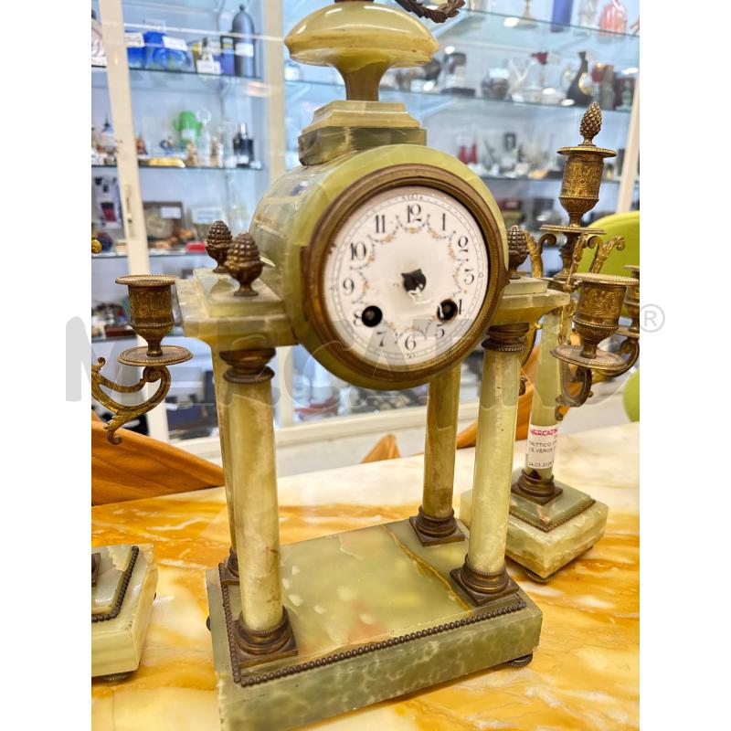 TRITTICO OROLOGIO ONICE VERDE DA RIV | Mercatino dell'Usato Roma somalia 2