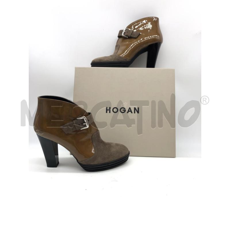 TRONCHETT HOGAN MARRONE SCAMO  PART SENAPE LUCIDA  | Mercatino dell'Usato Roma somalia 1