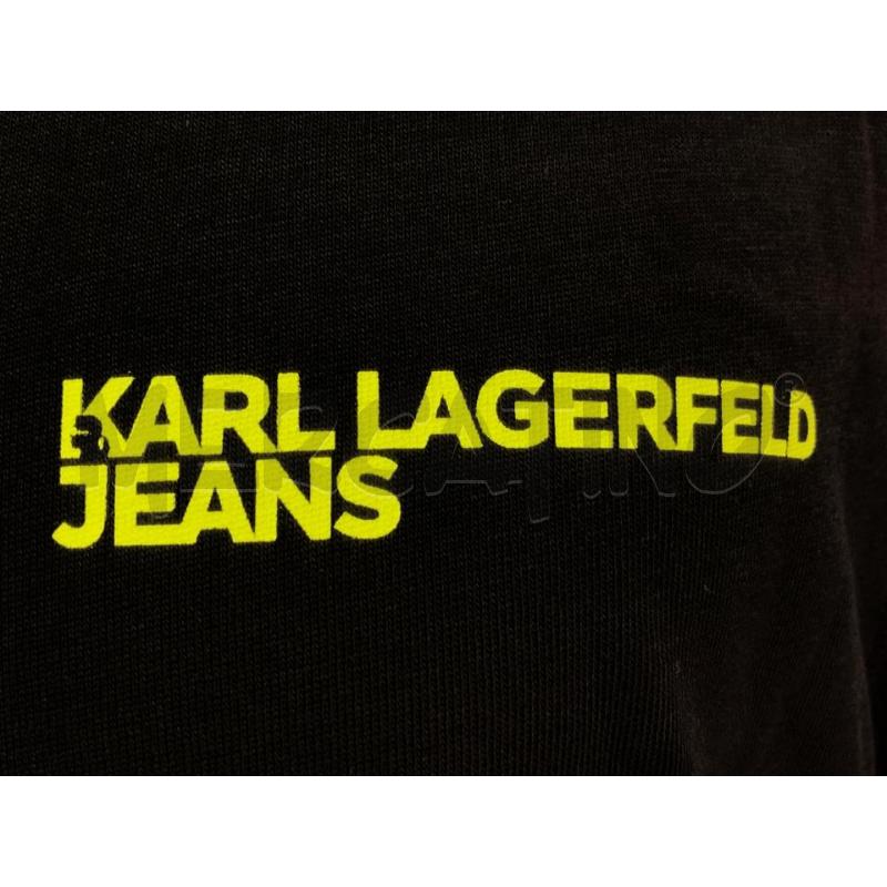 T SHIRT UOMO KARL LAGERFELD JEANS NERA SCRITTA NEW | Mercatino dell'Usato Roma somalia 2