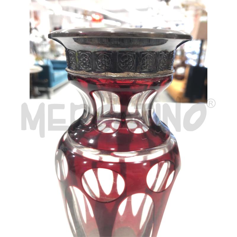 VASETTO BOHEMIA MOLATO ROSSO | Mercatino dell'Usato Roma somalia 3