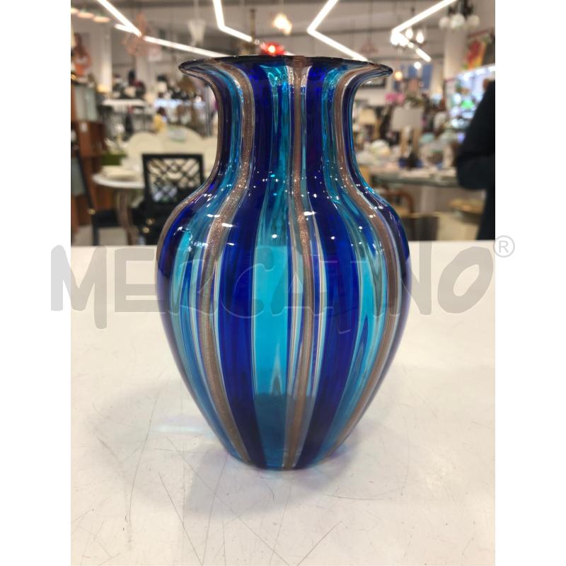 VASETTO MURANO BLU/CELESTE  | Mercatino dell'Usato Roma somalia 1